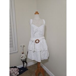 Show Me Your Mumu 'Cosmo' White Mini Dress Size L‎ - NWT